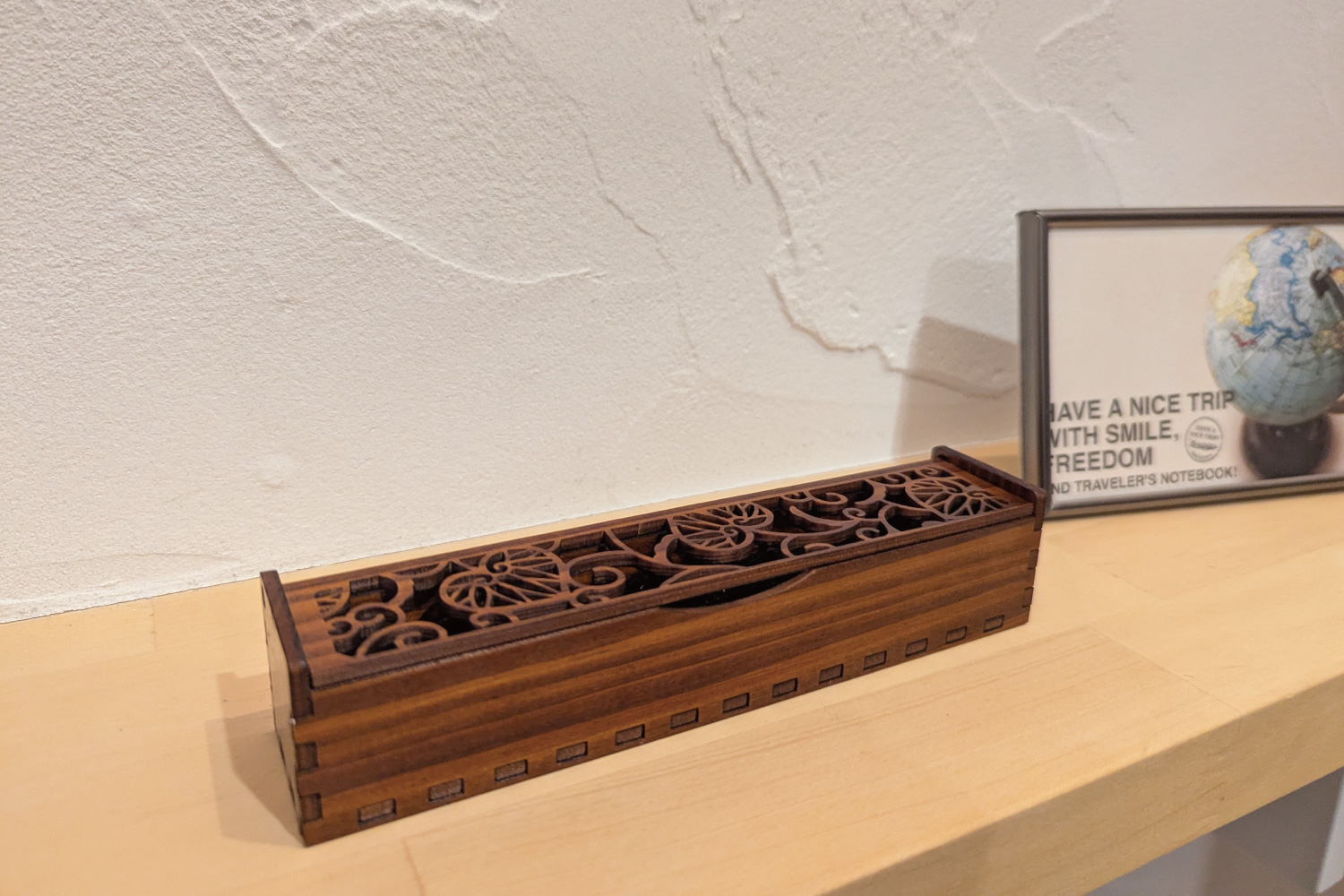 横置き香炉SYLANIS（シラニス）葵文様＋交換マット付き